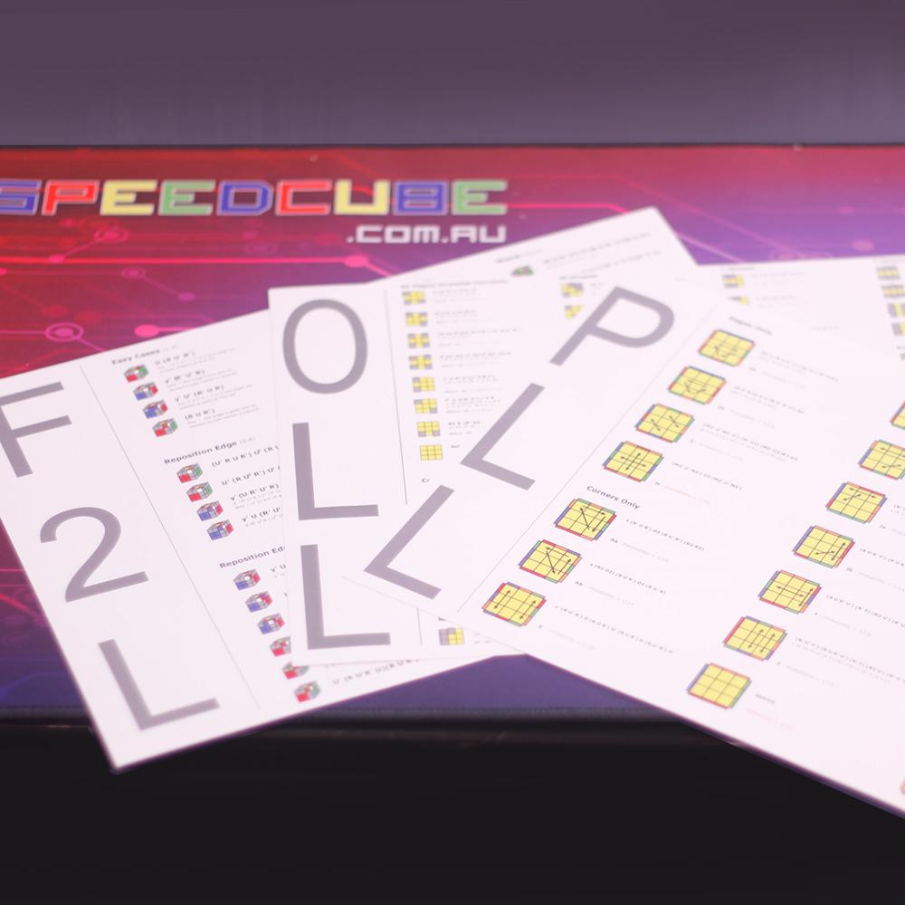 CFOP Algorithm Sheets for 3x3 OLL PLL F2L | PDF DOWNLOAD