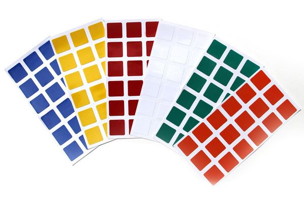 Cube Test Sticker Rubiks and Speed Cube Replacement Stickers