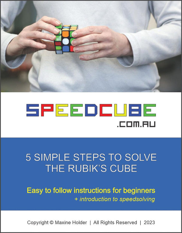 How To Solve the Rubik's Cube Compact Booklet Book SPEEDCUBE.COM.AU 